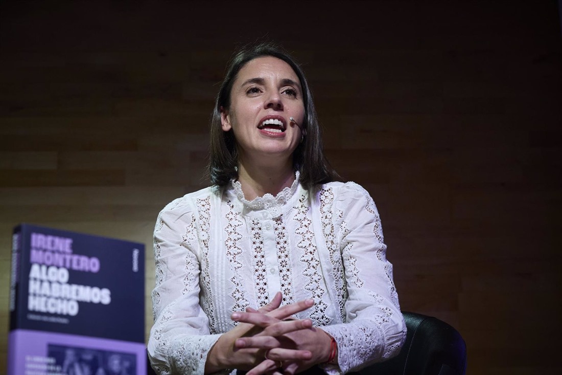 La exministra de igualdad y eurodiputada de Podemos, Irene Montero (JESÚS HEllÏN / EUROPA PRESS)