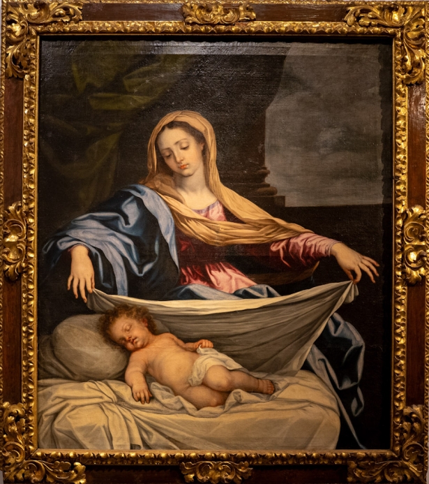 Una de las obras de la exposición (ARZOBISPADO) Una de las obras de la exposición (ARZOBISPADO)