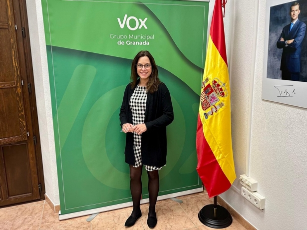 Mónica Rodríguez Gallego, viceportavoz de VOX Granada (VOX)