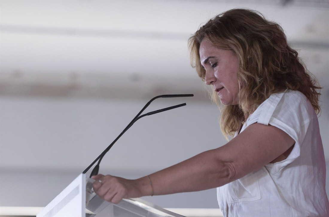 La cabeza de lista de Sumar para las elecciones europeas, Estrella Galán (ALBERTO ORTEGA/EUROPA PRESS)