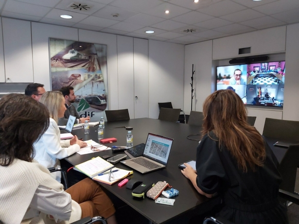Reunión telemática de la mesa para la integracion del ferrocarril en Granada (MINISTERIO DE TRANSPORTES)