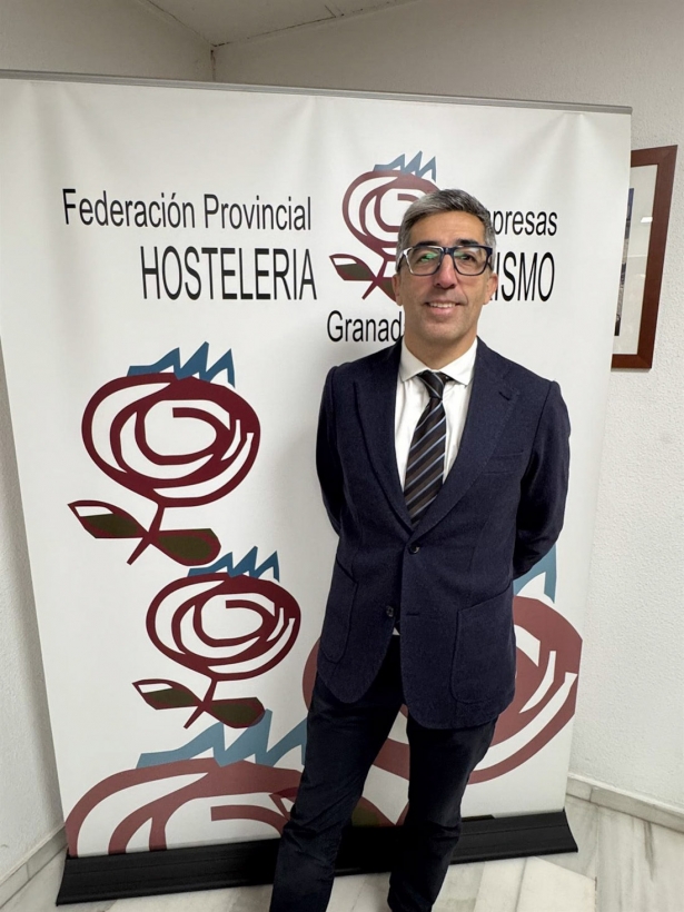 El secretario general de la Federación de Empresas de Hostelería y Turismo de Granada, Juan Manuel López Salazar (FEDERACIÓN DE HOSTELERÍA Y TURISMO)