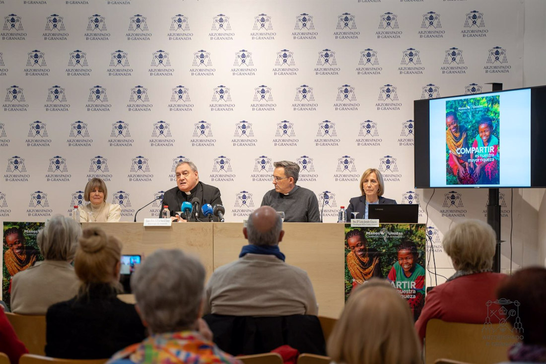La Curia Metropolitana ha acogido esta mañana la presentación de la LXVI Campaña contra el Hambre de Manos Unidas (ARZOBISPADO)