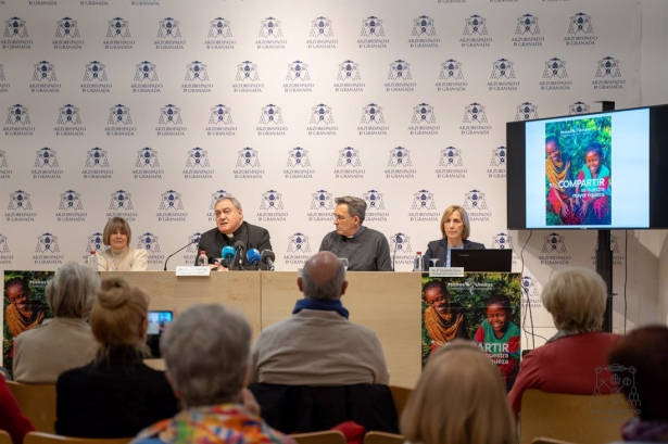 La Curia Metropolitana ha acogido esta mañana la presentación de la LXVI Campaña contra el Hambre de Manos Unidas (ARZOBISPADO)