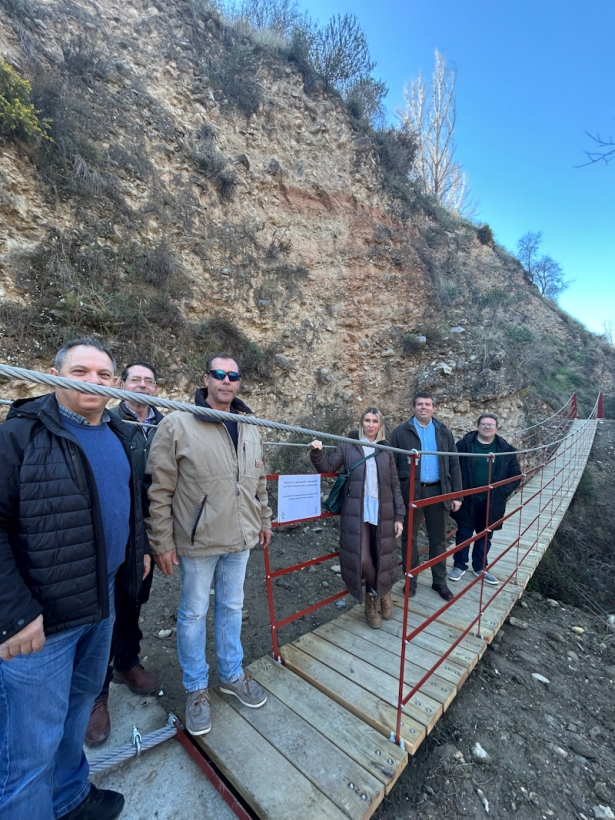 Inauguración de la nueva pasarela peatonal (AYTO. MONACHIL)