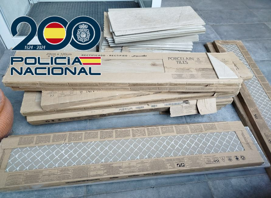 Material recuperado (POLICÍA NACIONAL)