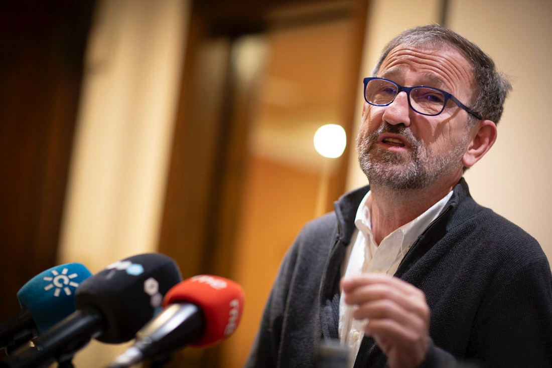 Rueda de prensa de Ernesto Páramo (ANTONIO L. JUÁREZ)