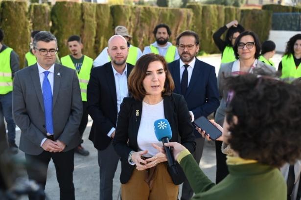 Rocío Blanco atiende a los medios(JUNTA)