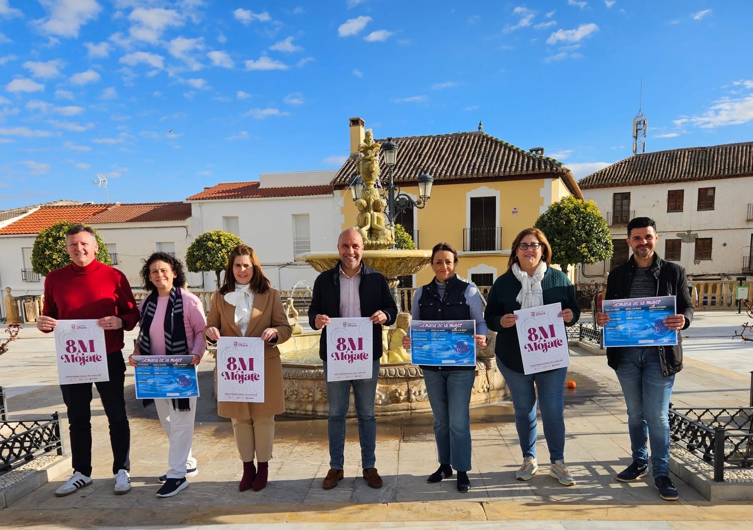 Presentación de las actividades por el 8M (AYTO. OTURA)