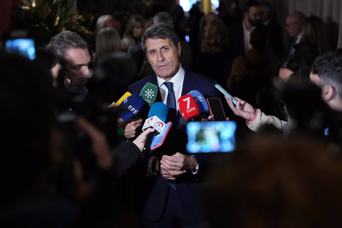 El delegado del gobierno en Andalucía, Pedro Fernández atiende a los medios de comunicación en imagen de archivo (MARÍA JOSÉ LÓPEZ / EUROPA PRESS)