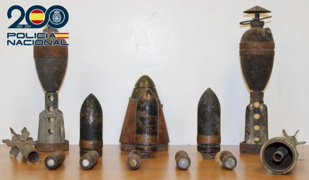 Artefactos hallados (POLICÍA NACIONAL)