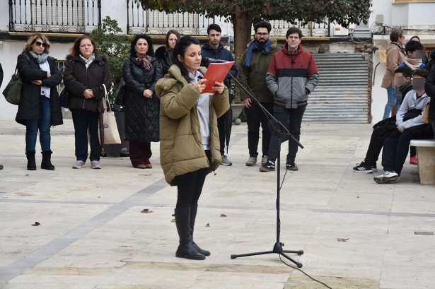 Lectura del manifiesto por el 8M (AYTO. BAZA)