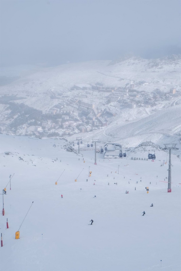 Imagen de Sierra Nevada este lunes (CETURSA SIERRA NEVADA)