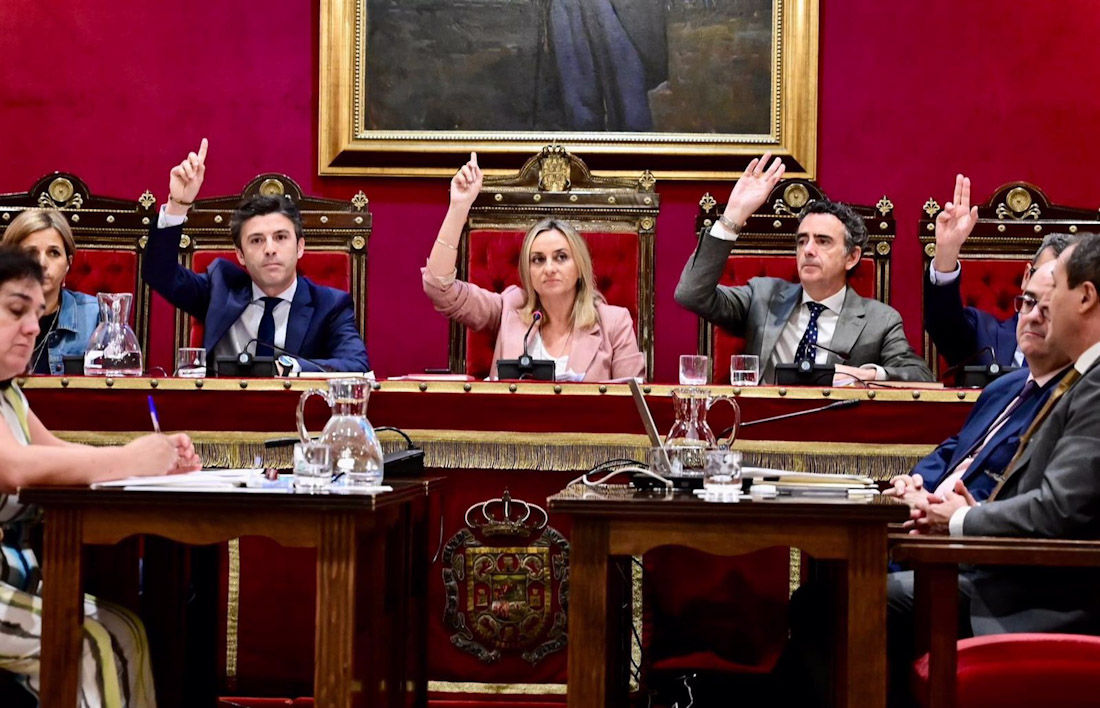 Pleno del Ayuntamiento de Granada, en imagen de archivo (PERFIL DE MARIFRÁN CARAZO EN LA RED SOCIAL `X`)