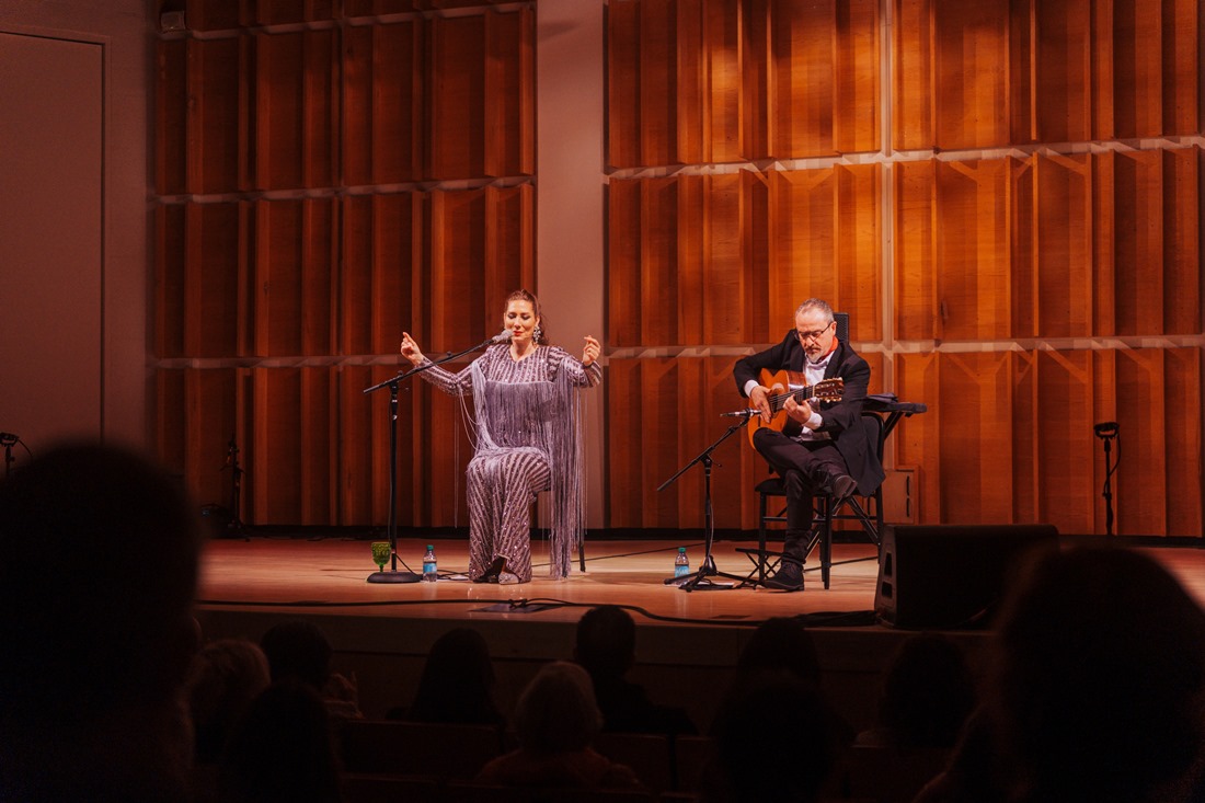 Marina Heredia durante su actuación (NACHO CRESPO)