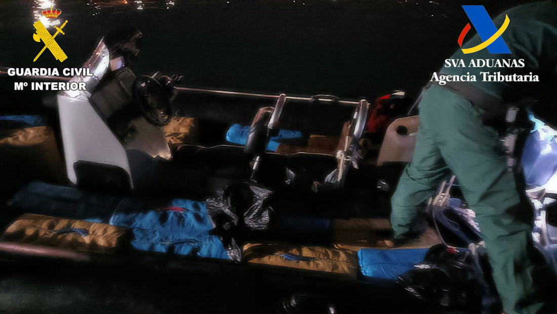 Intervención de hachís en Motril (AGENCIA TRIBUTARIA)