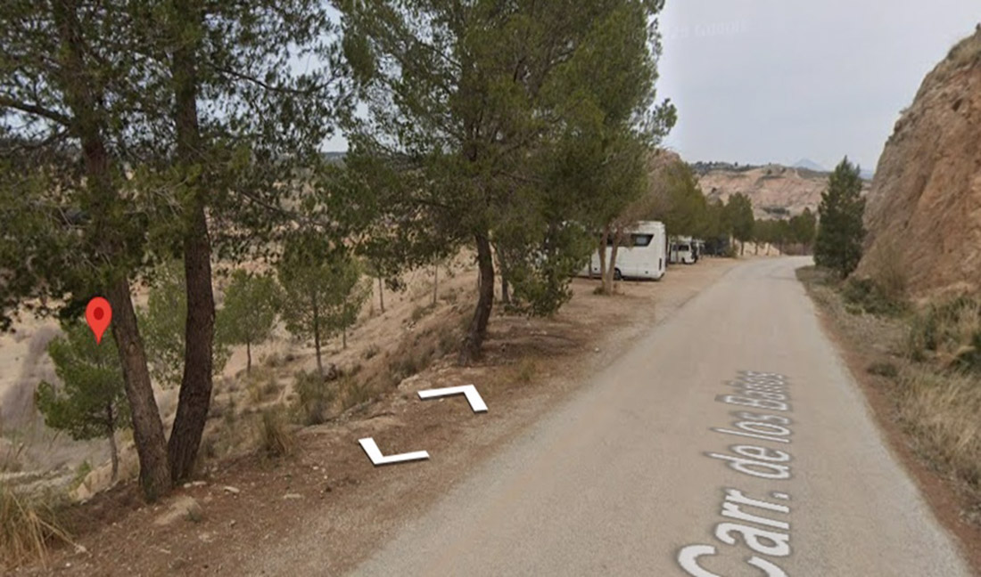 Paraje de Zújar en el que se ha producido el accidente mortal (112 ANDALUCÍA)