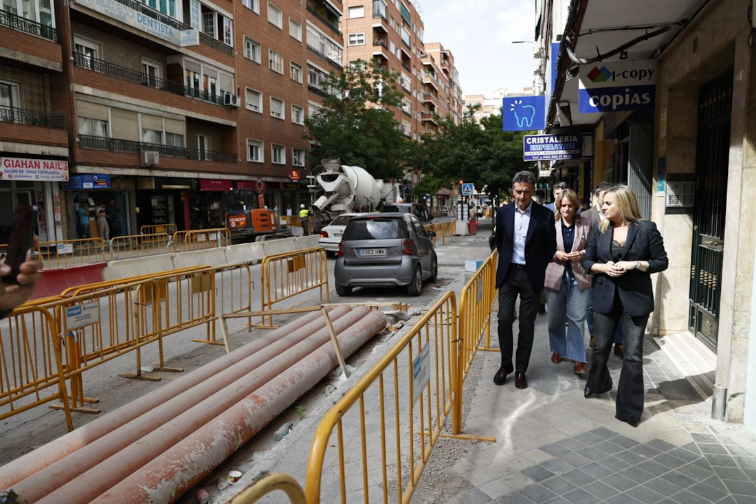 Visita a una de las obras (AYTO. GRANADA)