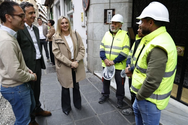 Visita a las obras de la Calle San Antón (AYTO. GRANADA)