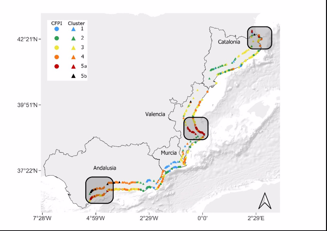 Gráfico de los trabajos para la articulación de un método científico para identificar regiones con alto riesgo de inundaciones compuestas en la costa mediterránea española (UGR)