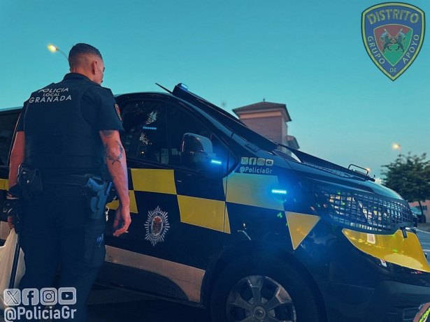 Operación de la unidad Dauro 60 de la Policía Local de Granada contra un servicio de reparto de droga a domicilio (PERFIL DE LA POLICÍA LOCAL EN LA RED SOCIAL `X`)