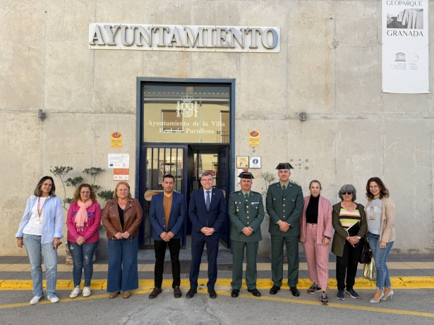 Imagen de la visita a Purullena (SUBDELEGACIÓN)