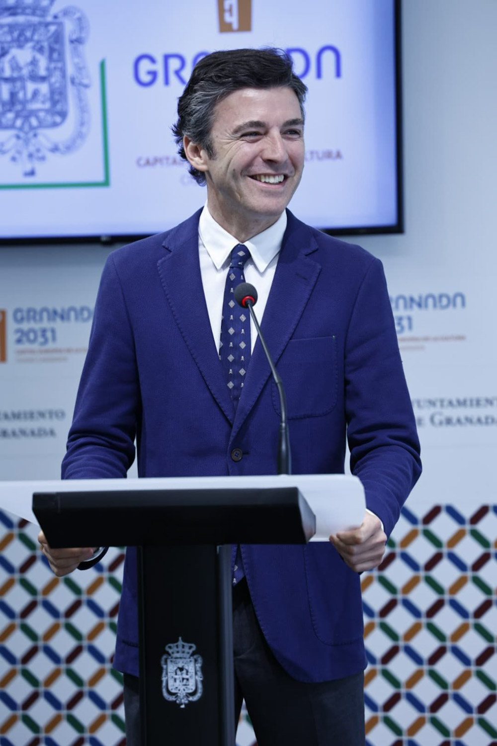 El portavoz del equipo de gobierno local de Granada, Jorge Saavedra (AYUNTAMIENTO)