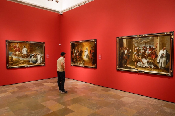 Imagen de archivo de la exposición `José Risueño y los Mercedarios Descalzos: la restauración del ciclo pictórico del Convento de Belén` en el Museo de Bellas Artes (ARSENIO ZURITA - EUROPA PRESS) Imagen de archivo de la exposición `José Risueño y los Mercedarios Descalzos: la restauración del ciclo pictórico del Convento de Belén` en el Museo de Bellas Artes (ARSENIO ZURITA - EUROPA PRESS)