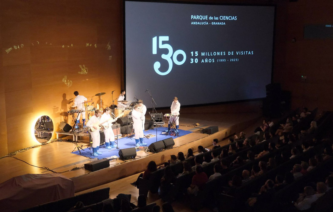 Concierto de Colectivo Da Silva en el Parque de las Ciencias, el pasado fin de semana (PARQUE DE LAS CIENCIAS)