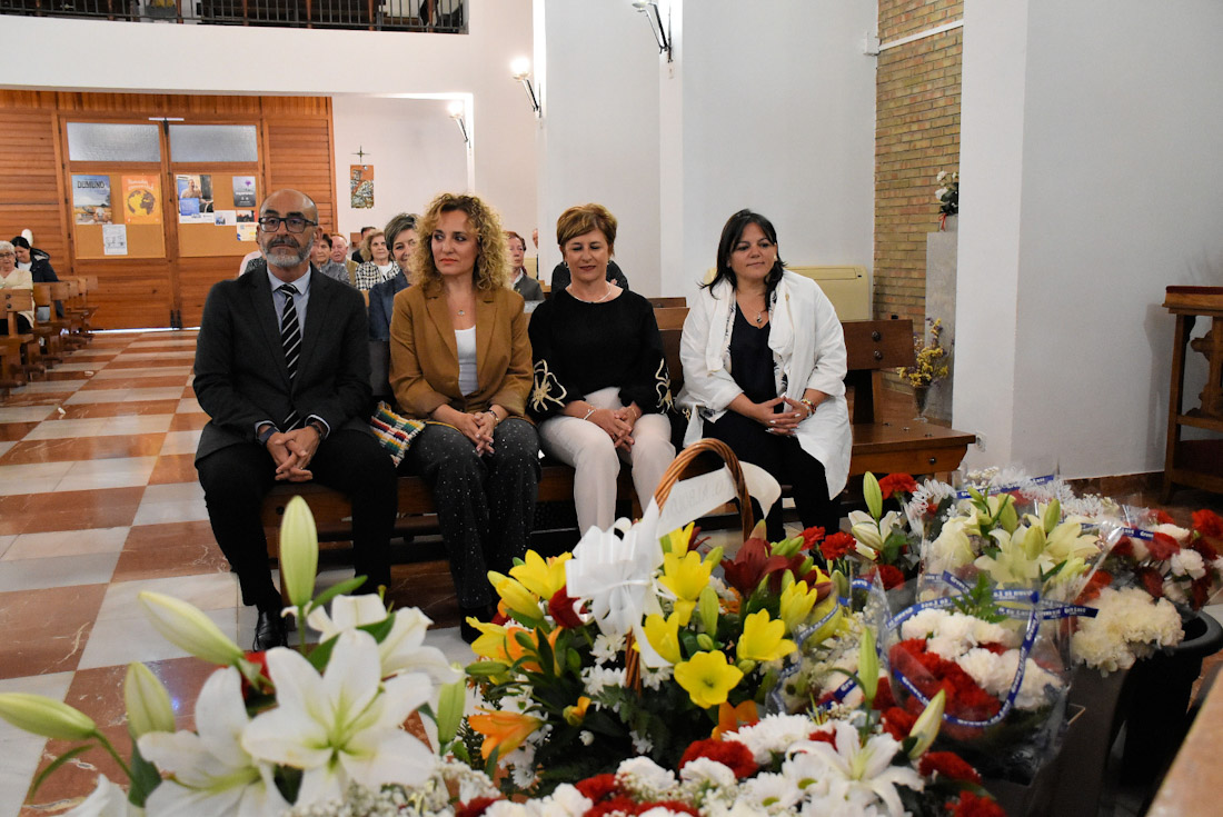 Ofrenda floral en El Chaparral (AYTO. ALBOLOTE)