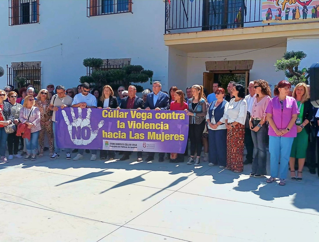 Concentración contra la violencia machista el pasado 19 de mayo en Cúllar Vega (AYUNTAMIENTO)