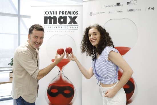 el actor Juan Vinuesa y la coreógrafa y bailarina Sara Jiménez.(J.A: DE LAMADRID / FUNDACIÓN SGAE) 