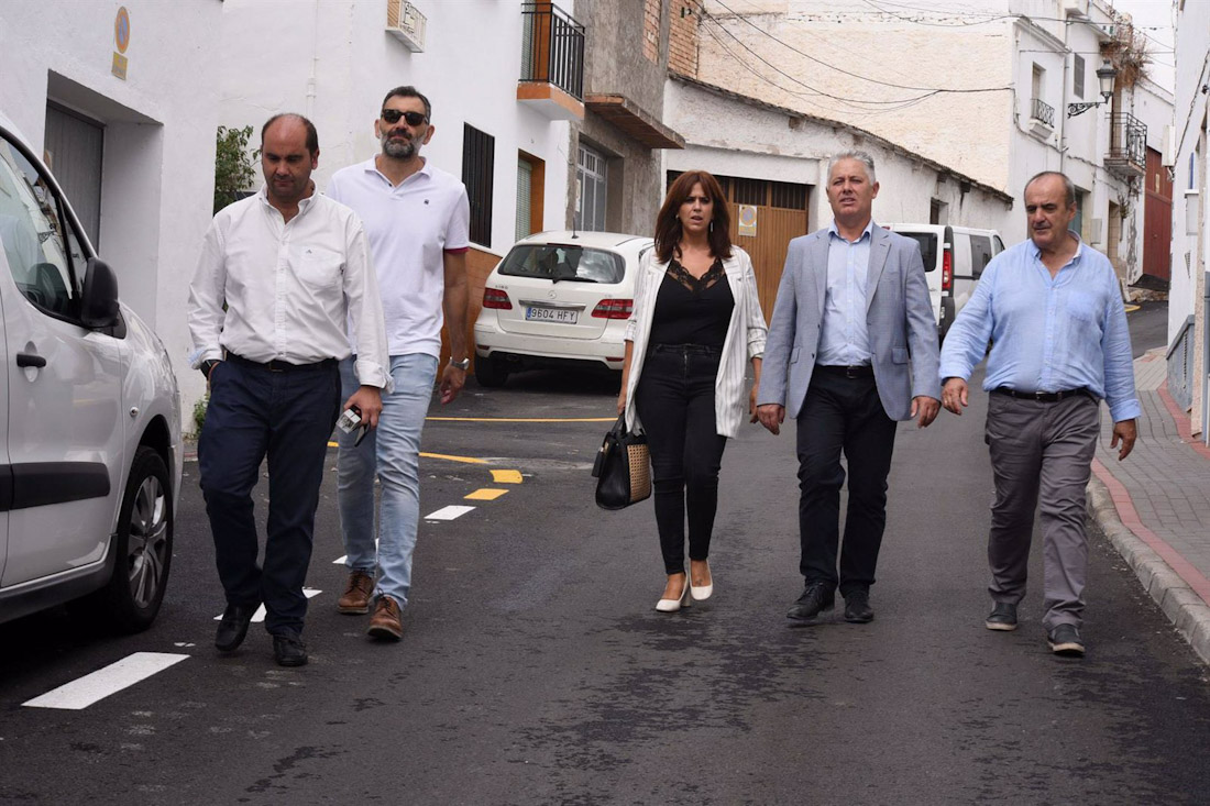Irene Justo, en el centro en la imagen de archivo (DIPUTACIÓN)