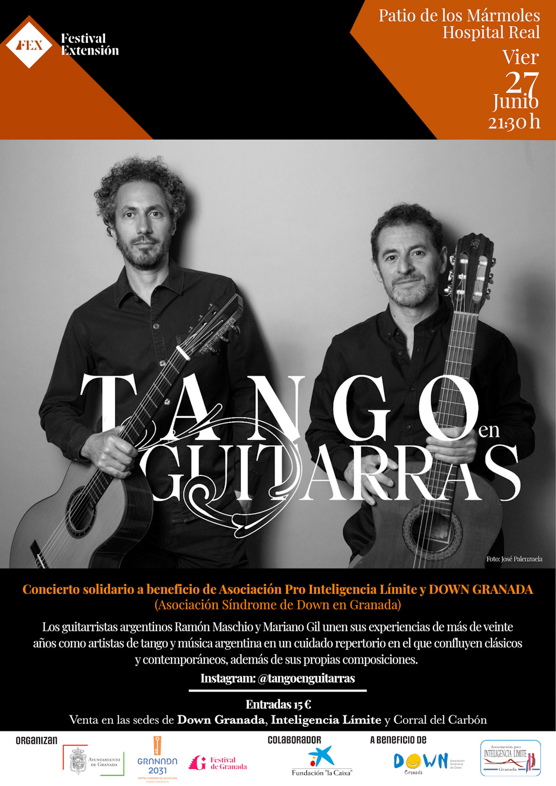 Cartel del concierto solidario 