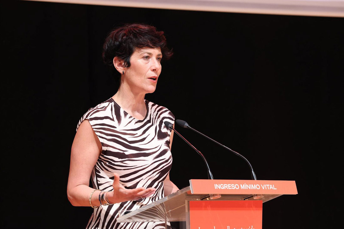 La ministra de Inclusión, Seguridad Social y Migraciones, Elma Saiz, en una imagen reciente (MARTA FERNÁNDEZ - EUROPA PRESS)