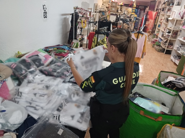 Prendas incautadas (GUARDIA CIVIL)