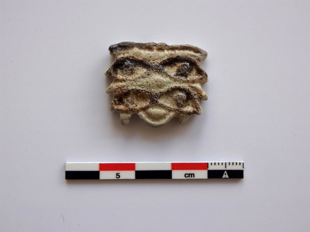 Pieza hallada por los investigadores en en Tell el-Ghaba (UGR)