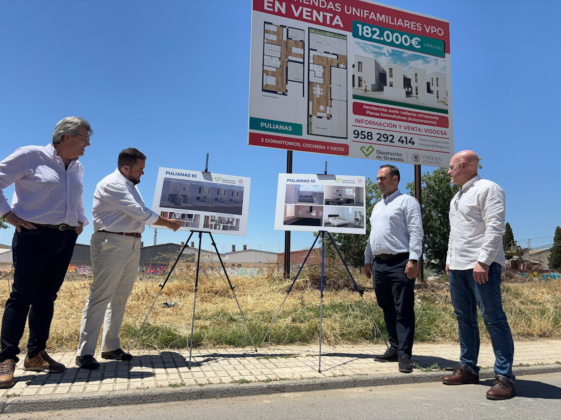 Visita al lugar donde irán las viviendas (DIPGRA)