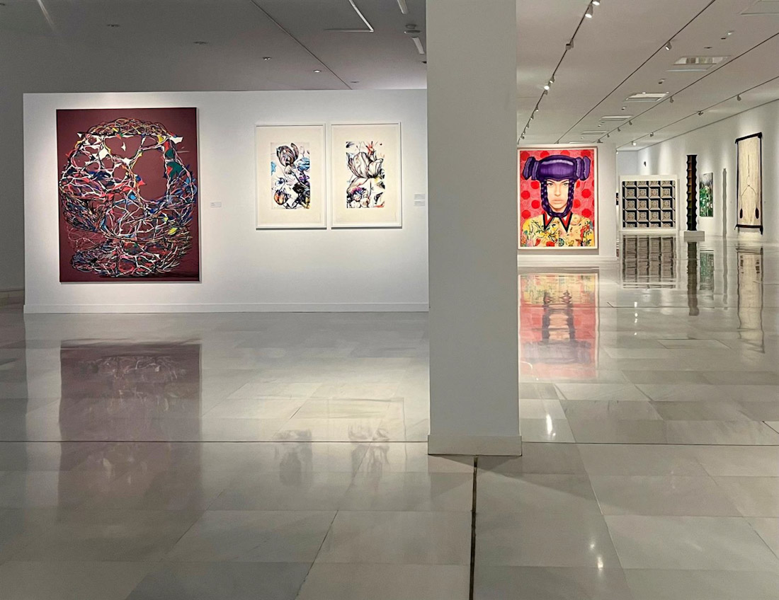 Sala de la exposición `Andalucía Perpetuum Mobile` (CAJAGRANADA FUNDACIÓN)