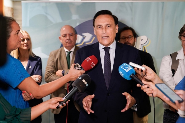 El consejero de Universidad, Investigación e Innovación, José Carlos Gómez Villamandos (ARSENIO ZURITA/EUROPA PRESS)