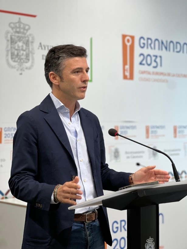 El portavoz del equipo de gobierno local de Granada, Jorge Saavedra (AYUNTAMIENTO)