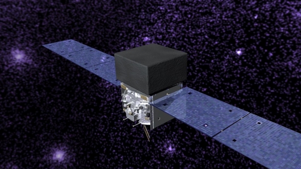 Imagen remitida por el IAA-CSIC de una ilustración del telescopio espacial de rayos gamma Fermi (NASA’S GODDARD SPACE FLIGHT CENTER/CONC. IMAGE LAB)