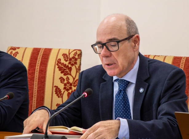 El rector de la Universidad de Granada, Pedro Mercado, en imagen de archivo (UGR)