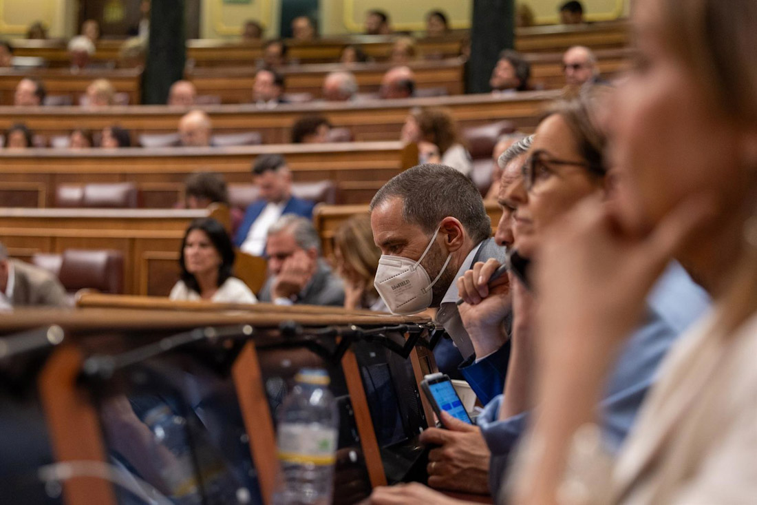 Imagen de la sesión del Congreso de los Diputados (ANANDA MANJÓN - EUROPA PRESS)