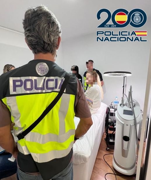 Imagen de la detención (POLICIA ANCIONAL)