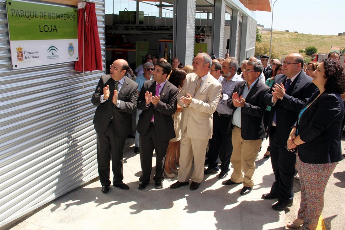 Inauguración Parque Bomberos Loja. (DIPGRA)
