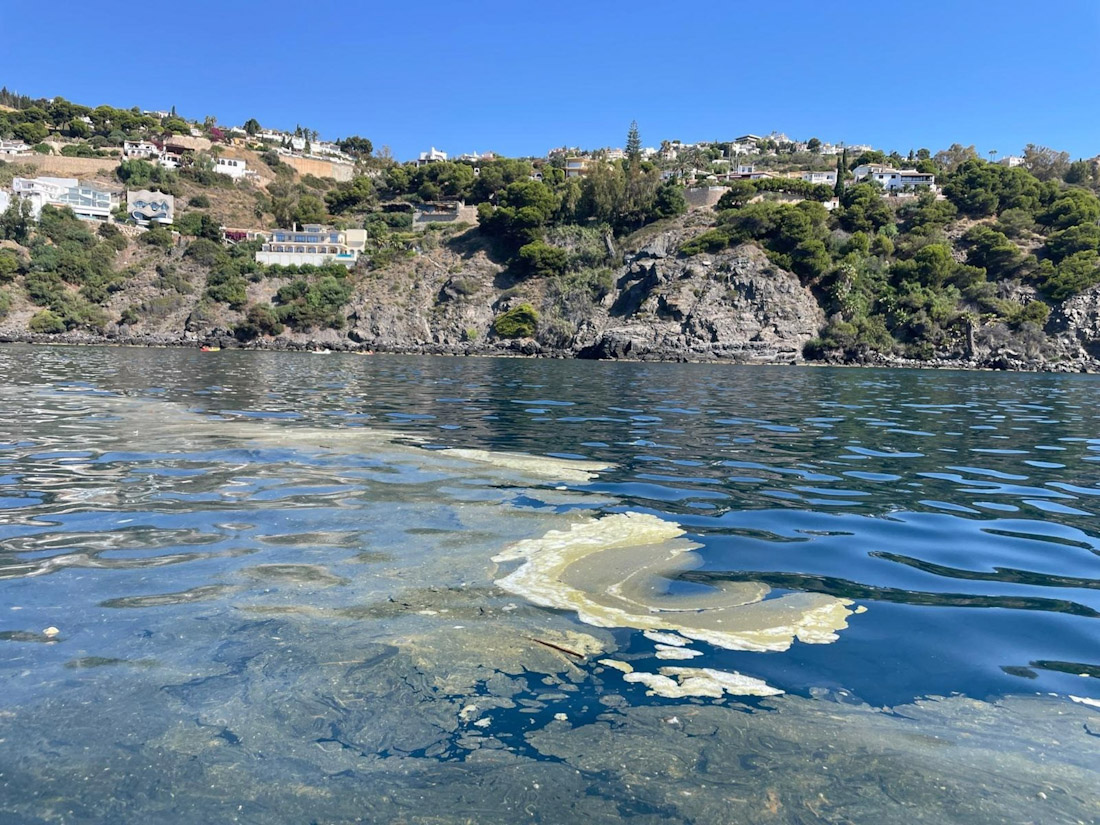 Mancha de suciedad en el agua (ECOLOGISTAS EN ACCIÓN)
