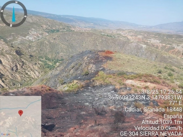 Incendio en Cadiar (INFOCA)