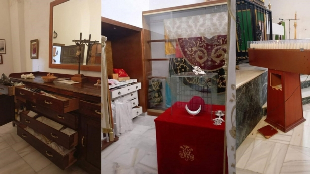 Imágenes del robo en la iglesia de Benamaurel (AYUNTAMIENTO BENAMAUREL) Imágenes del robo en la iglesia de Benamaurel (AYUNTAMIENTO BENAMAUREL)