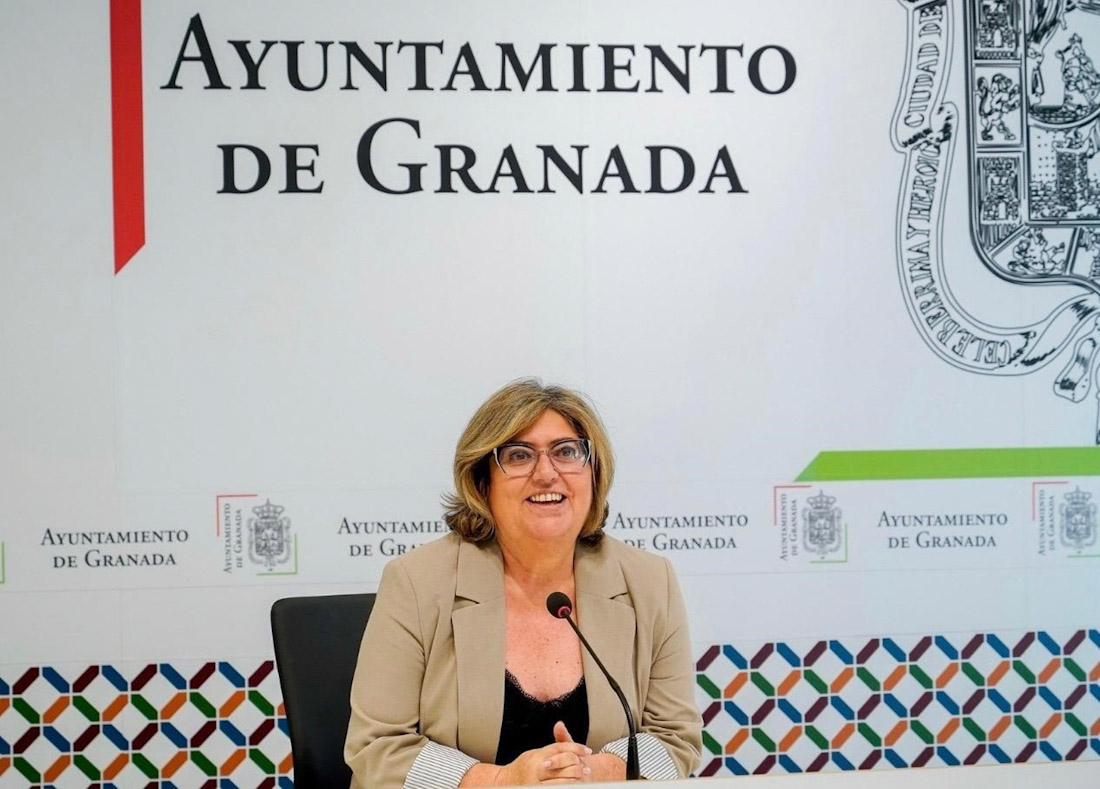 La viceportavoz del Grupo Municipal Socialista en el Ayuntamiento de Granada, Ana Muñoz (AYUNTAMIENTO DE GRANADA)